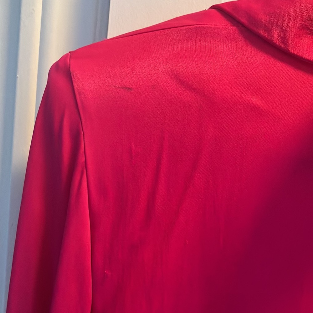 Pink shoulder pads dress - Picture 13 of 14